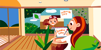 【イラスト】空想家族物語